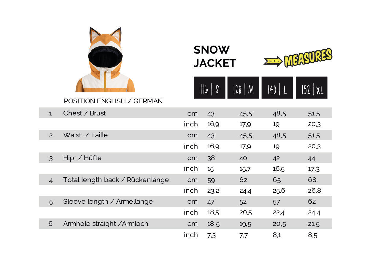 LIODO Löwen Schneejacke – WeeDo funwear GmbH | Übergangsjacken