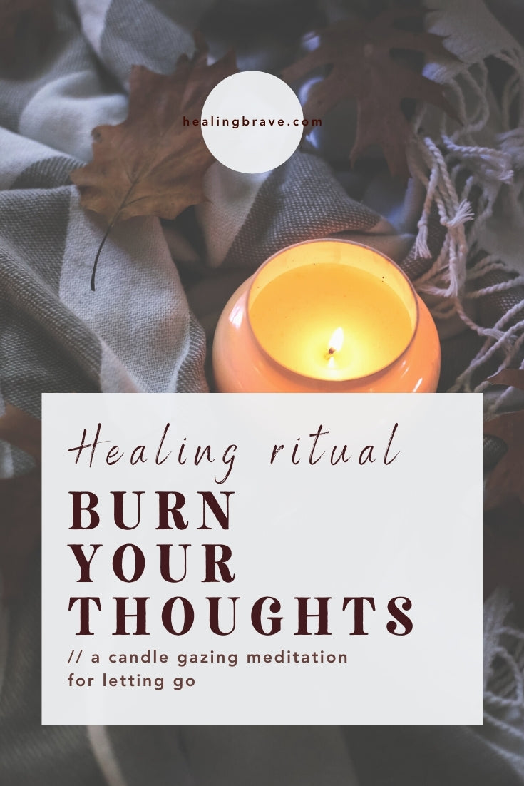 Here’s an enchanting candle gazing meditation that’s easy to do and doesn’t require a whole lot from you. It’s from my book Sleep Rituals, reworked and given an appropriate name: Burn Your Thoughts. Give yourself that mental space — to clear away whatever isn’t letting you be fully in the moment, or fully in your life.