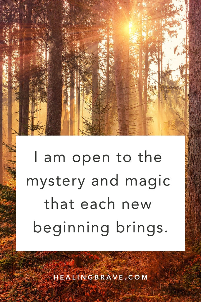 Here’s to new beginnings, the kind that keep hope alive. Here's to the beauty and magic that a fresh new start brings. To stepping into the unknown and trusting that you'll make it through. Read this affirmation and tell yourself what you need to hear: you can, and you will.