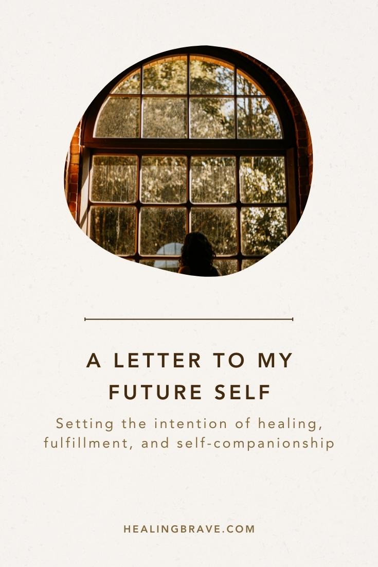 The newness of another year and another passion inspired me to write a letter to my future self. About all the things I hope for that person: healing, fulfillment, self-companionship. It's an enlightening practice because it sheds light on what matters most this year and right now. May this letter be what you needed to read today.