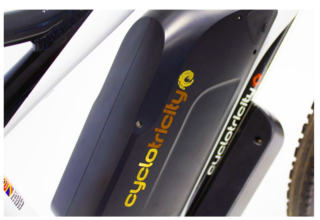 Cyclotricity Stealth 18" 500w Crank drive 16ah HD E350' E-Bike