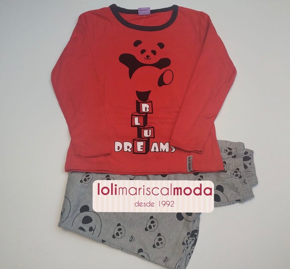 Pijamas Invierno Oso Rojo lolimariscalmoda 13.95