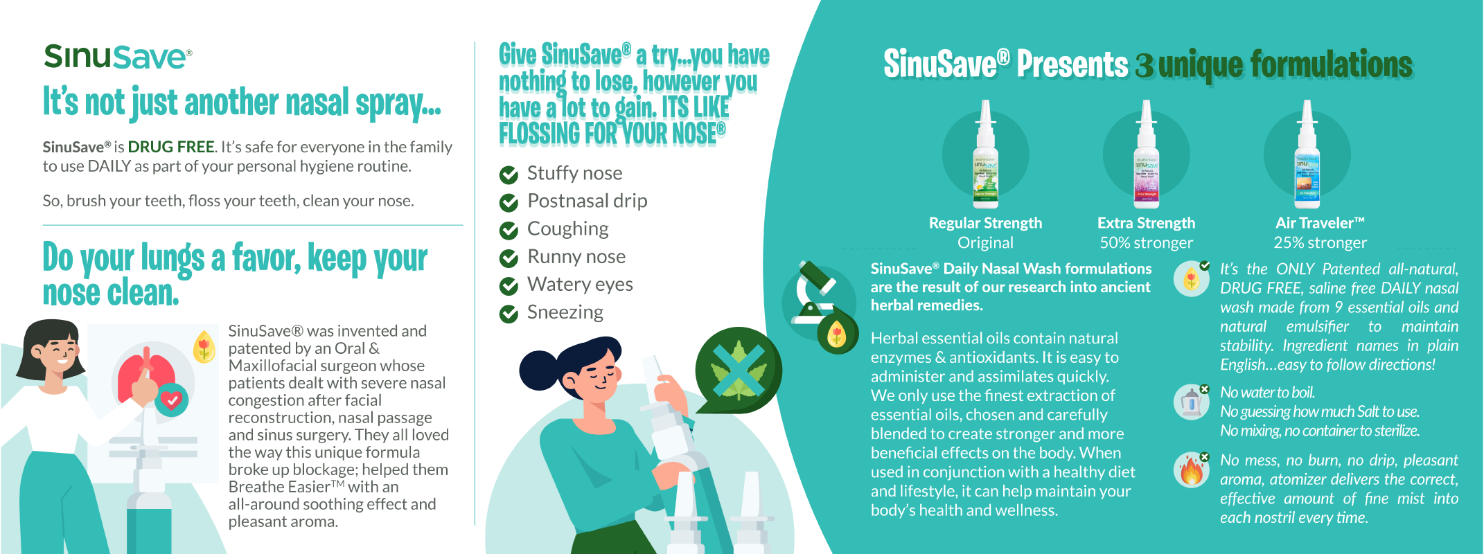 saline nasal, spray, drug-free, all natural, nose spray, safe to use