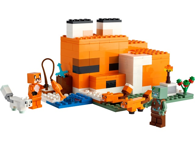 Lego Minecraft O Horror da Selva - Lego 21176 - UPA STORE