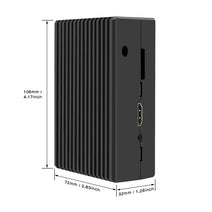 Geekworm Passive Cooling Aluminum Alloy Metal Case with Power Button for Orange Pi 5/5B (N507) Nav Image 5