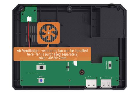 Original Retroflag MEGAPi Case Functional Power Button with Safe Shutdown