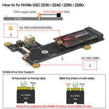 Geekworm X1001 PCIe to M.2 Key-M NVMe SSD PIP TOP for Raspberry Pi 5 Nav Image 4