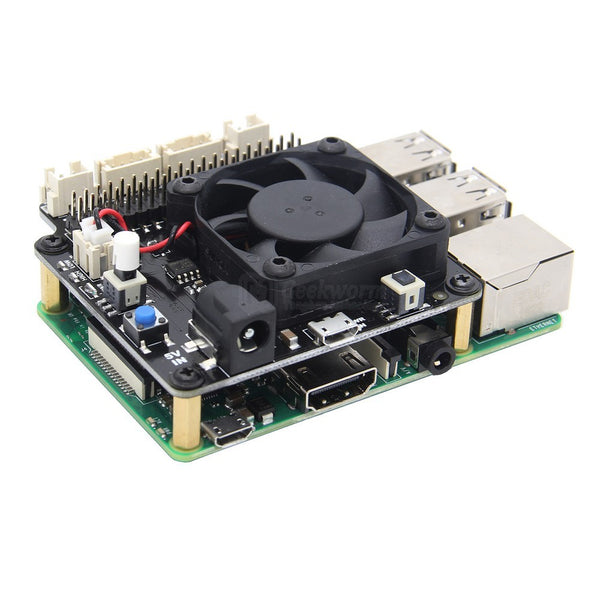 Raspberry Pi X735 Safe Shutdown Power Management & Auto Cooling Expansion Board