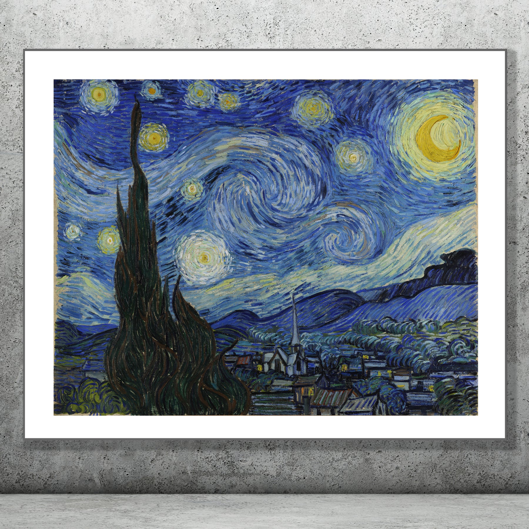 starry night original frame