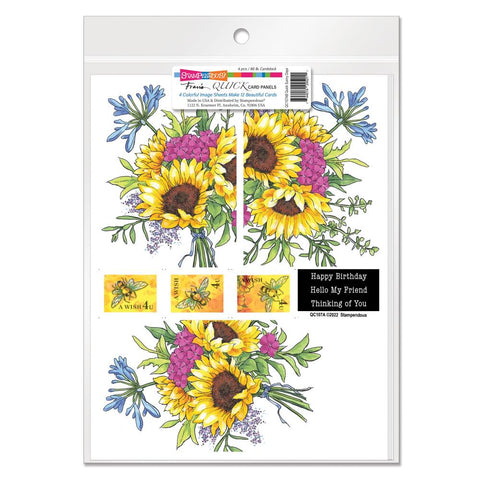 Stampendous Quick Card Panels Sunny Days