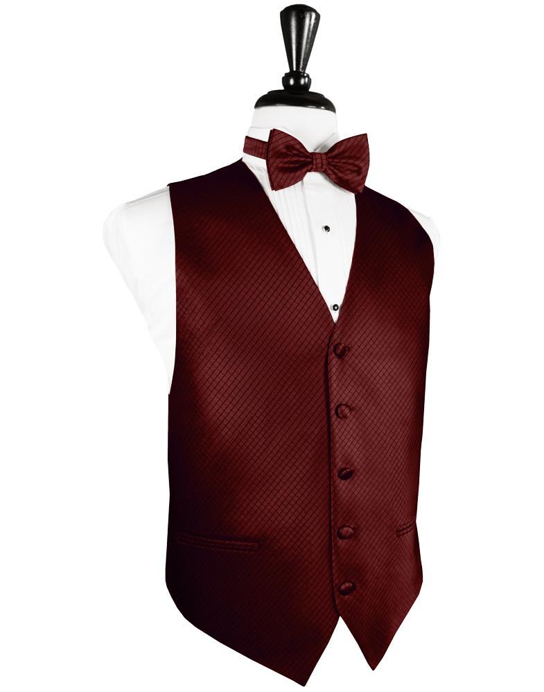 Wine red suit on sale vest