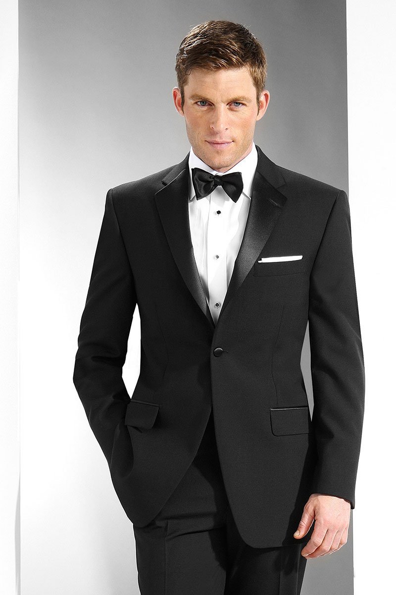 plain black tux