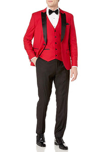 Ruby Red Venice Velvet Slim Fit Tuxedos  Velvet dinner jacket, Slim fit  tuxedo, Red velvet jacket