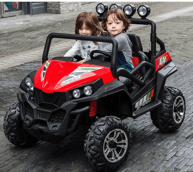 24V Buggy Max All Terrain Kids Ride-On Truck Two-Seater w/ Parental ...