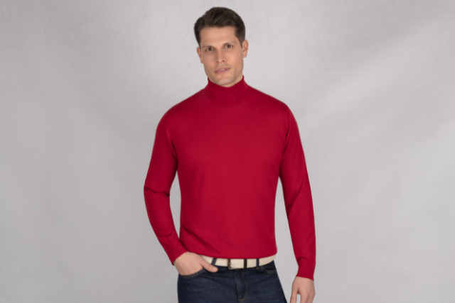 turtleneck jumper from giesswein