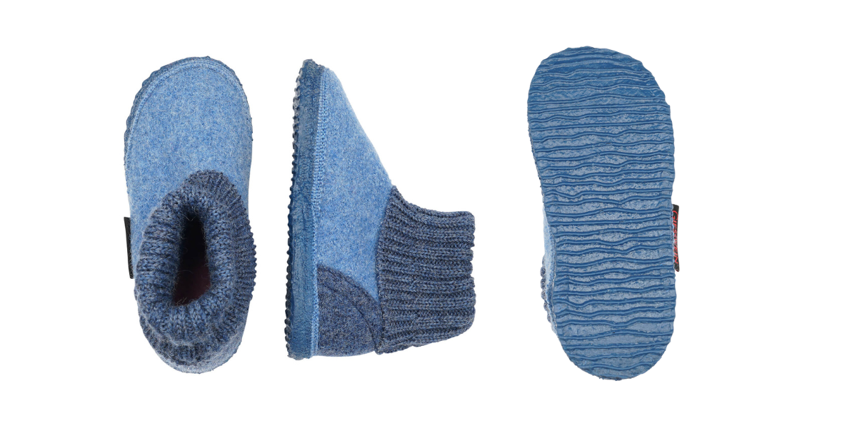 Children's Slipper, Slipper, Blue Slipper