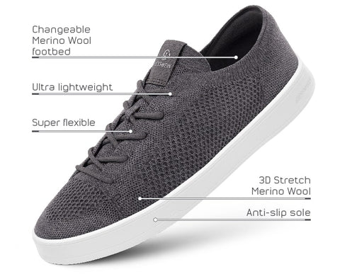 lightweight sneaker merino wool