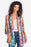 Johnny Was Style C44821 Multi Friendship Anastasia Silk Printed Reversible Kimono Boho Chic