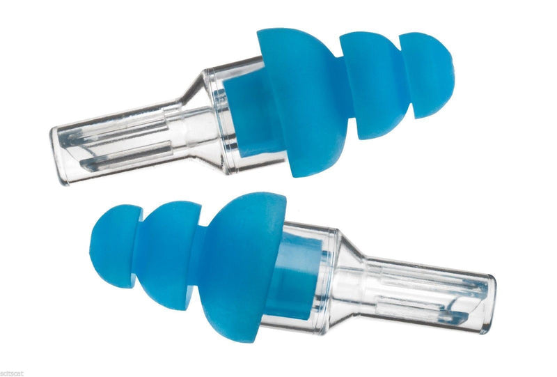 New Etymotic Research ER-20 ETY-Plugs Triple-Flange Earplugs (Standard, Clear/Blue)