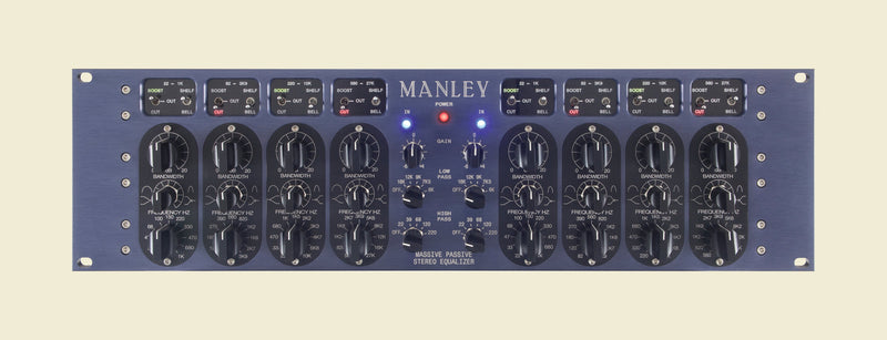 New Manley Labs Massive Passive Stereo Tube EQ | MSMP