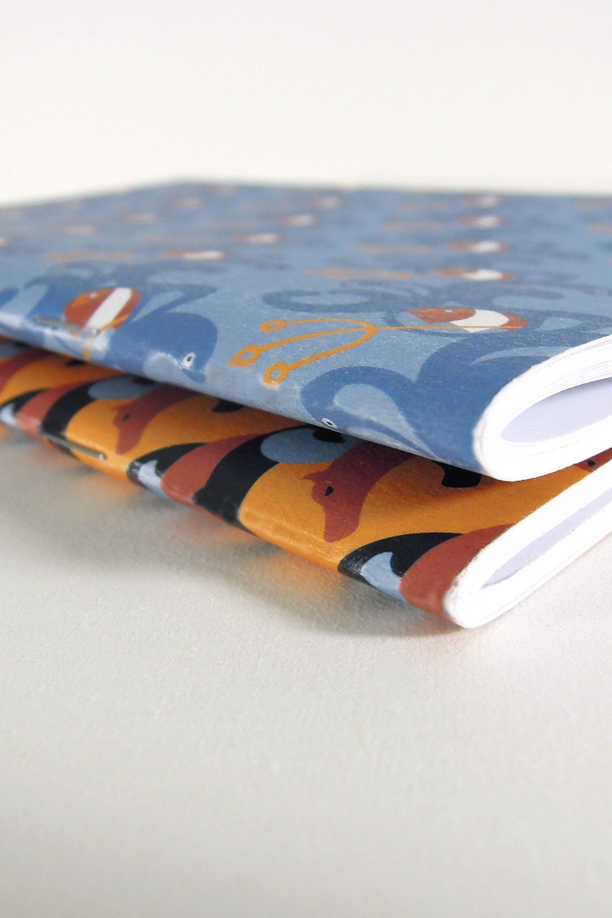 Odyssey limited-edition notebooks. Binding details.