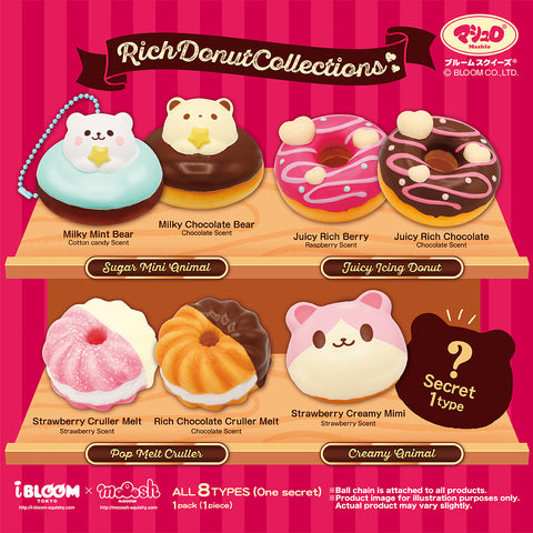 Rich Donut Collection Mini Donut Squishy