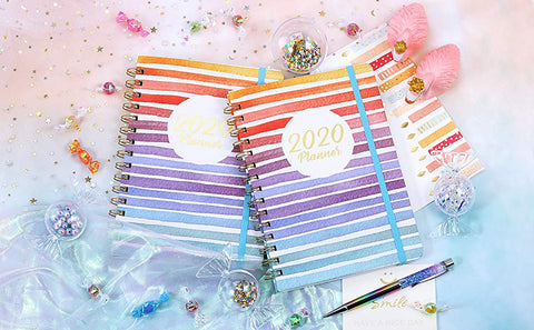 Colorful Spiral-binding Planner