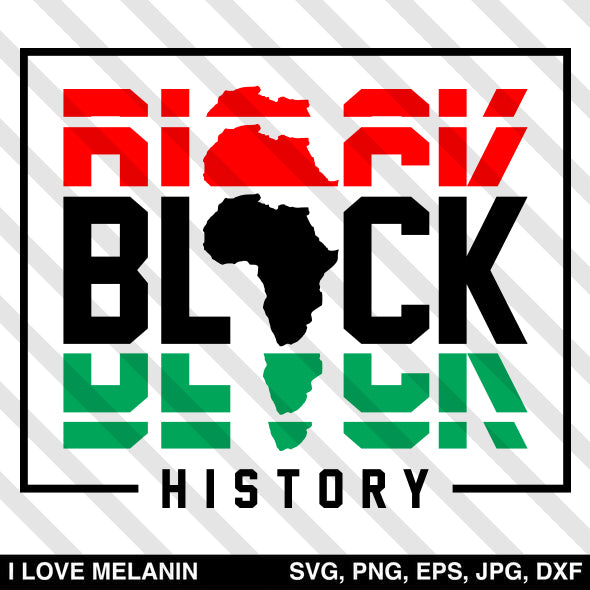 Download Black History African Continent Svg I Love Melanin