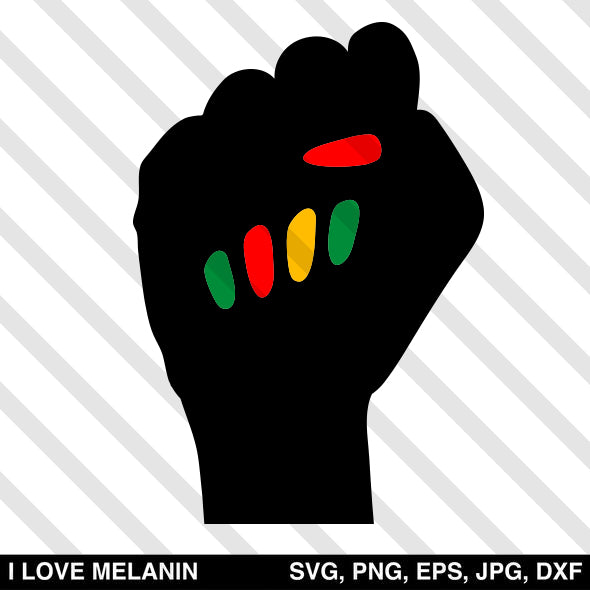 Free Free 198 I Love Melanin Svg Reviews SVG PNG EPS DXF File