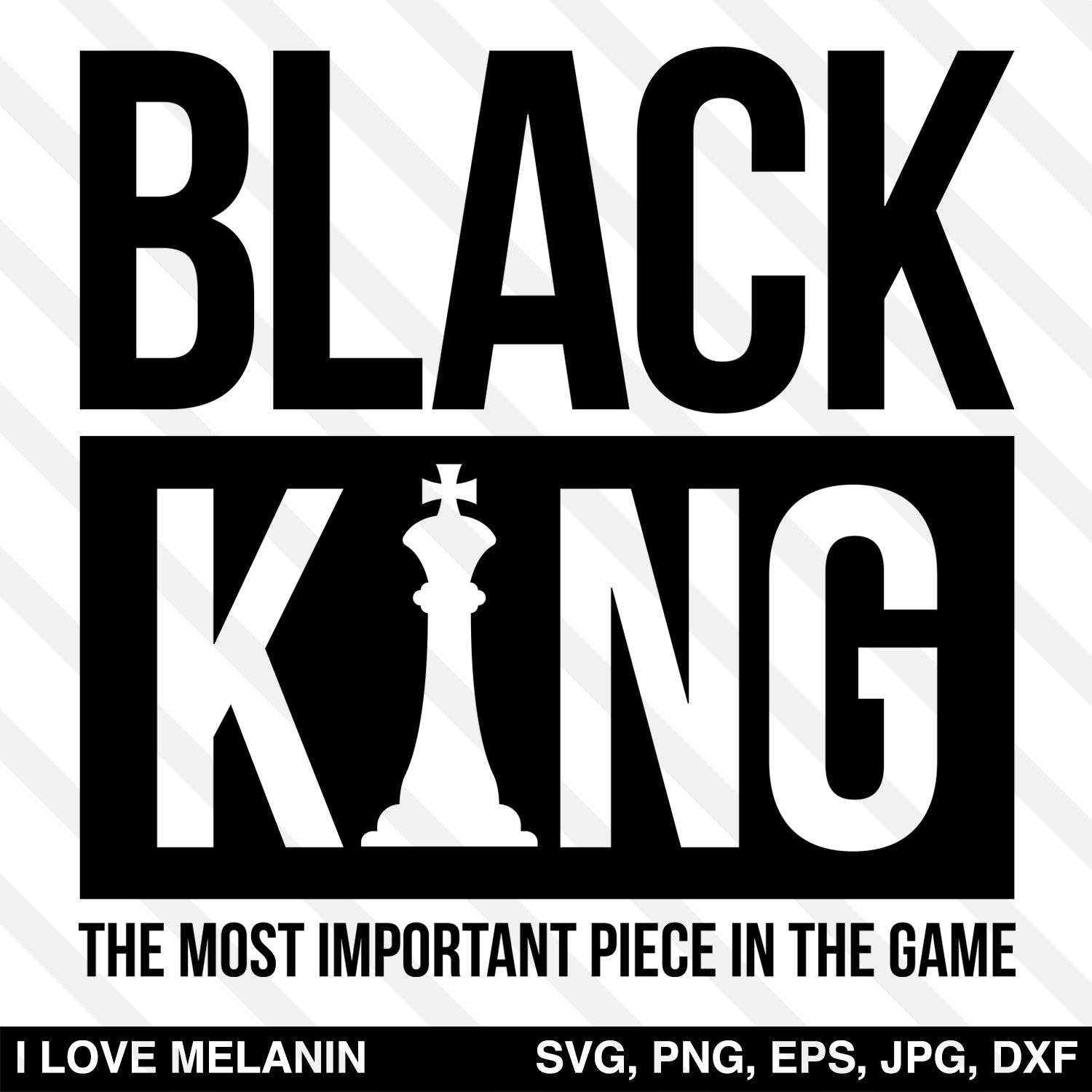 Download Black King Chess Svg I Love Melanin