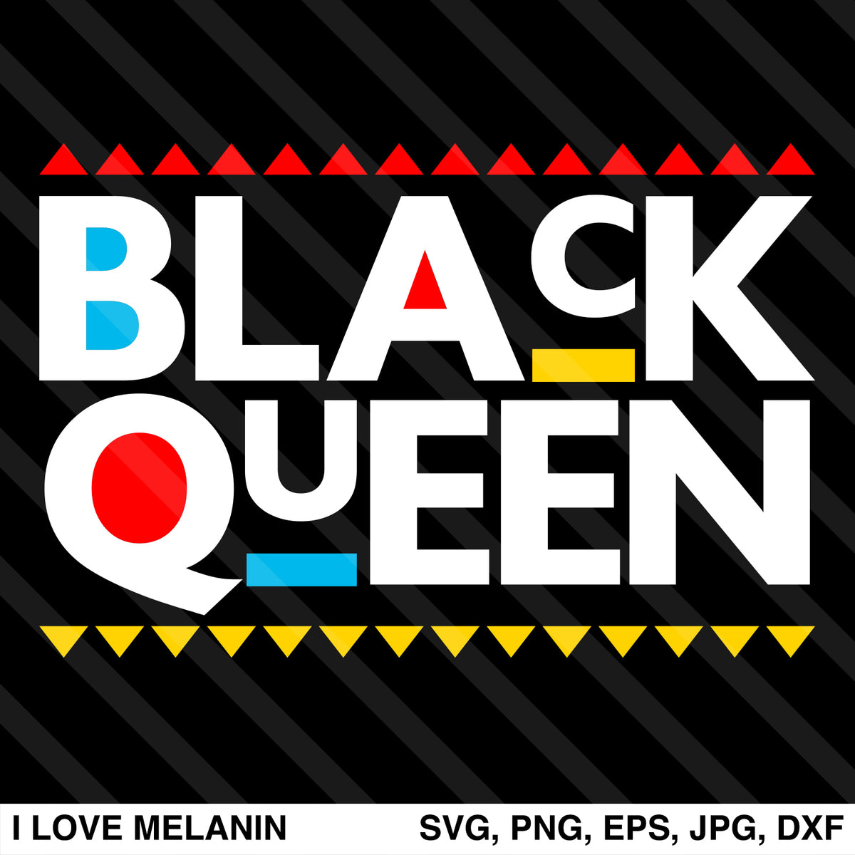 Download Black Queen SVG - I Love Melanin
