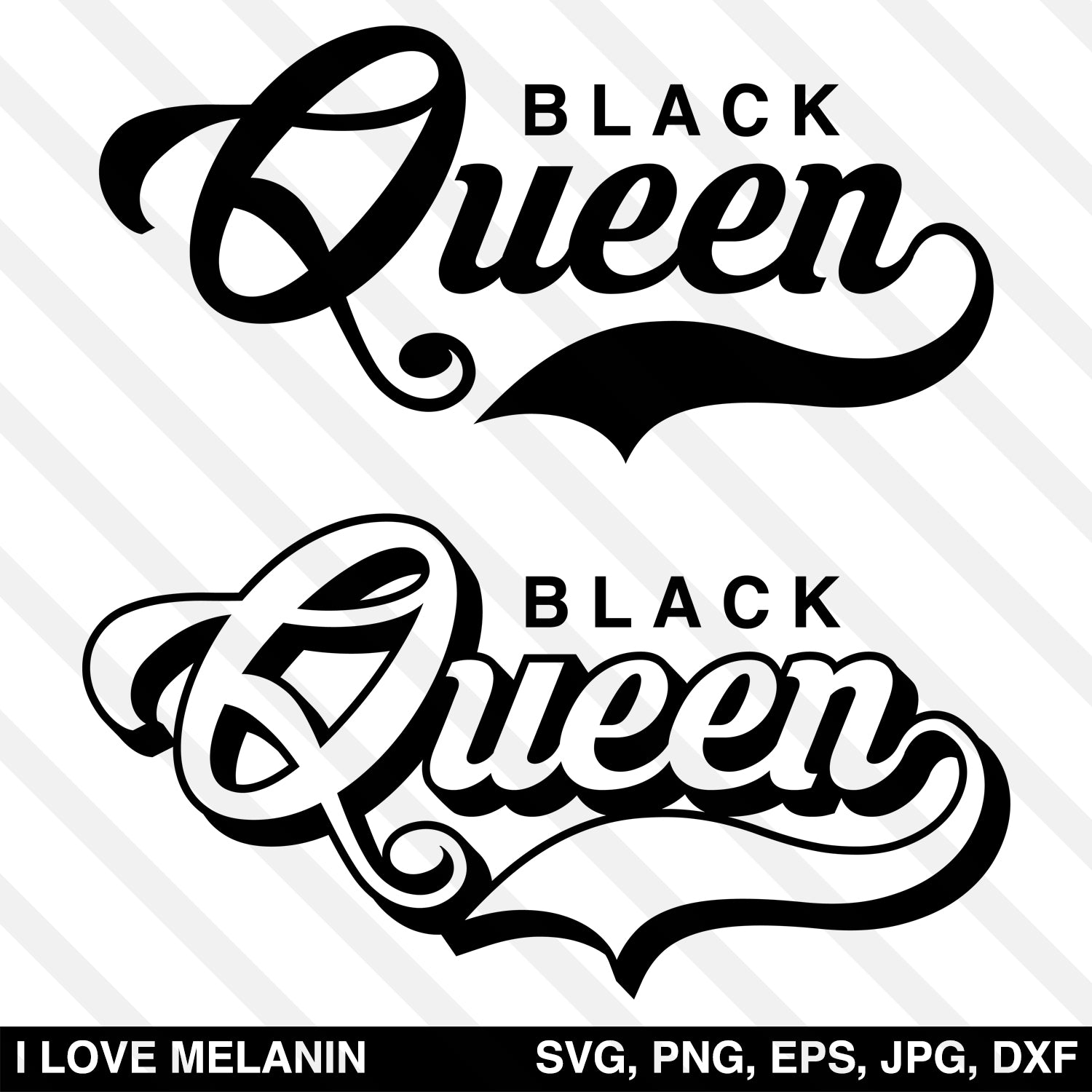 Black Queen Svg I Love Melanin