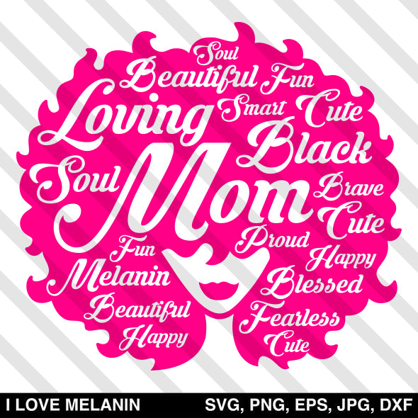 Download I Love Melanin African American Svg Files For Cricut Silhouette
