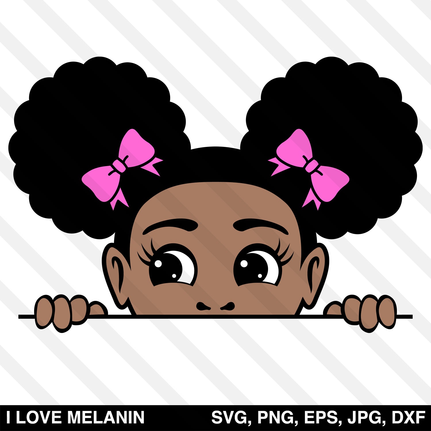 Download Peekaboo Afro Puffs Girl Svg I Love Melanin