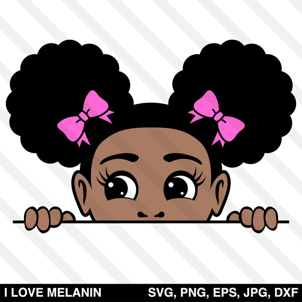 I Love Melanin African American Svg Files For Cricut Silhouette
