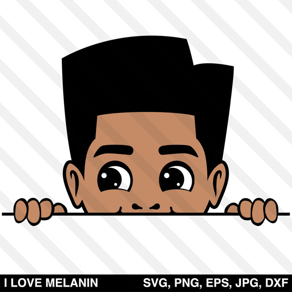 Download Peekaboo Boy Svg I Love Melanin