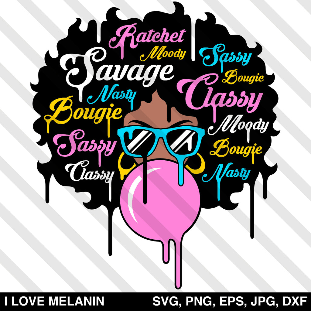 Download I Love Melanin African American Svg Files For Cricut Silhouette