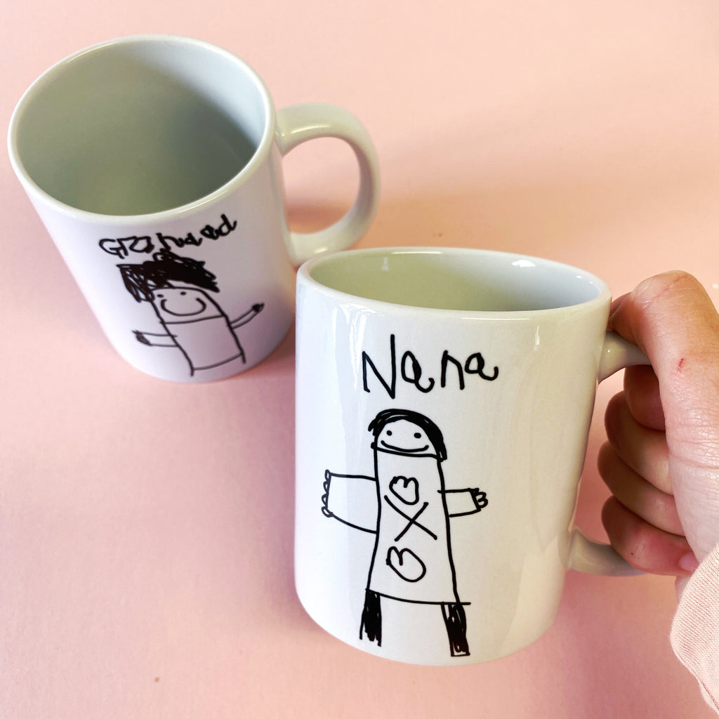 personalised nana and grandad mug from the grandchildren