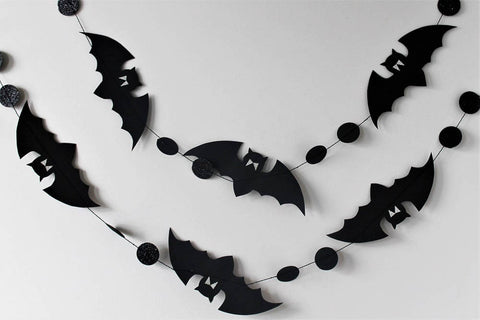 halloween bat garland