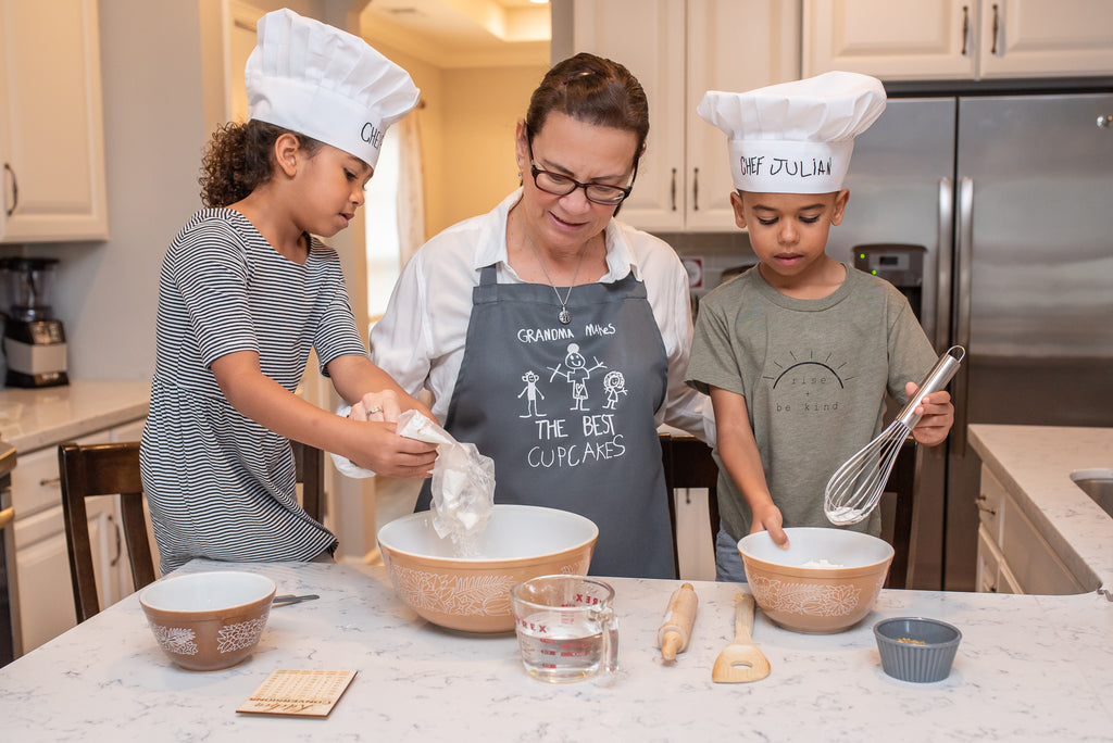 grandma baking apron