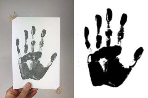 how to get the perfect baby handprint