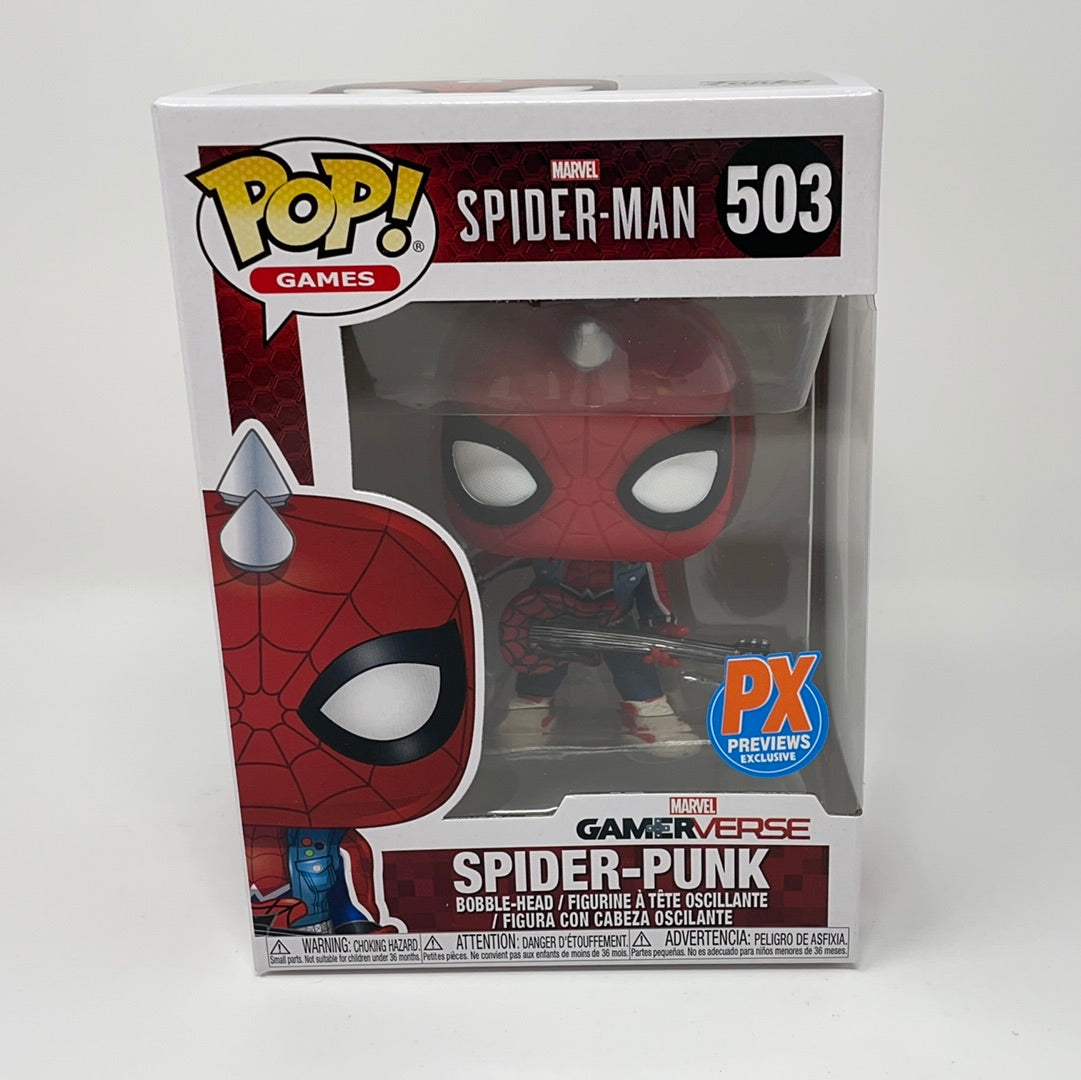 Funko Pop! Marvel 503 PX Previews Exclusive Spider-Punk – shophobbymall