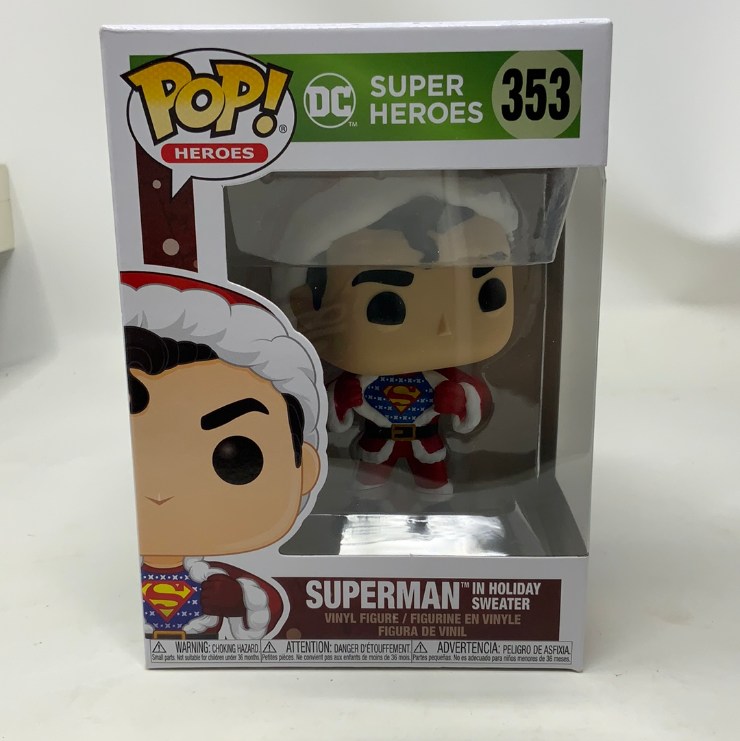 superman holiday funko pop