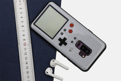 Retro Gameboy Tetris Phone Case For Samsung Galaxy S8 S9 Play Game Con Mobile Vests