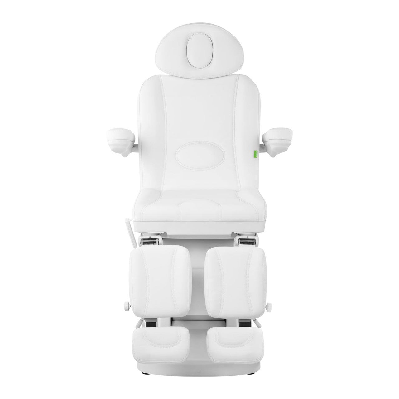 Fauteuil coiffure professionnel socle acier hauteur réglable blanc  helloshop26 14_0001621 - Conforama