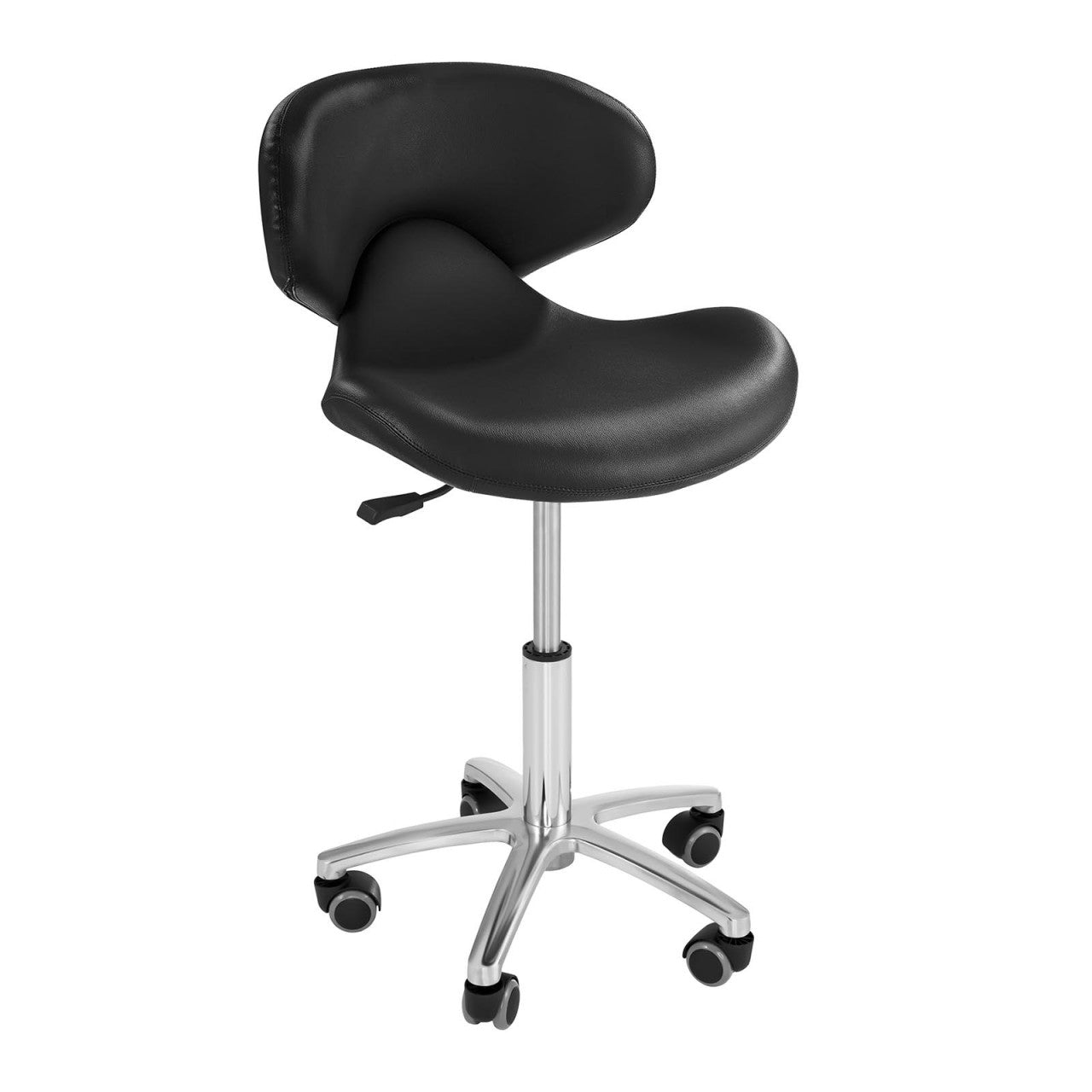 Fauteuil coiffure professionnel socle acier hauteur réglable blanc  helloshop26 14_0001621 - Conforama