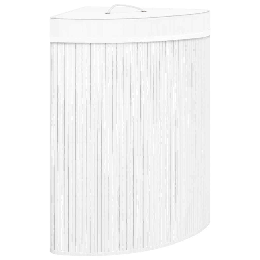 CURVER Coffre à linge en plastique recyclé - 60 L - Blanc