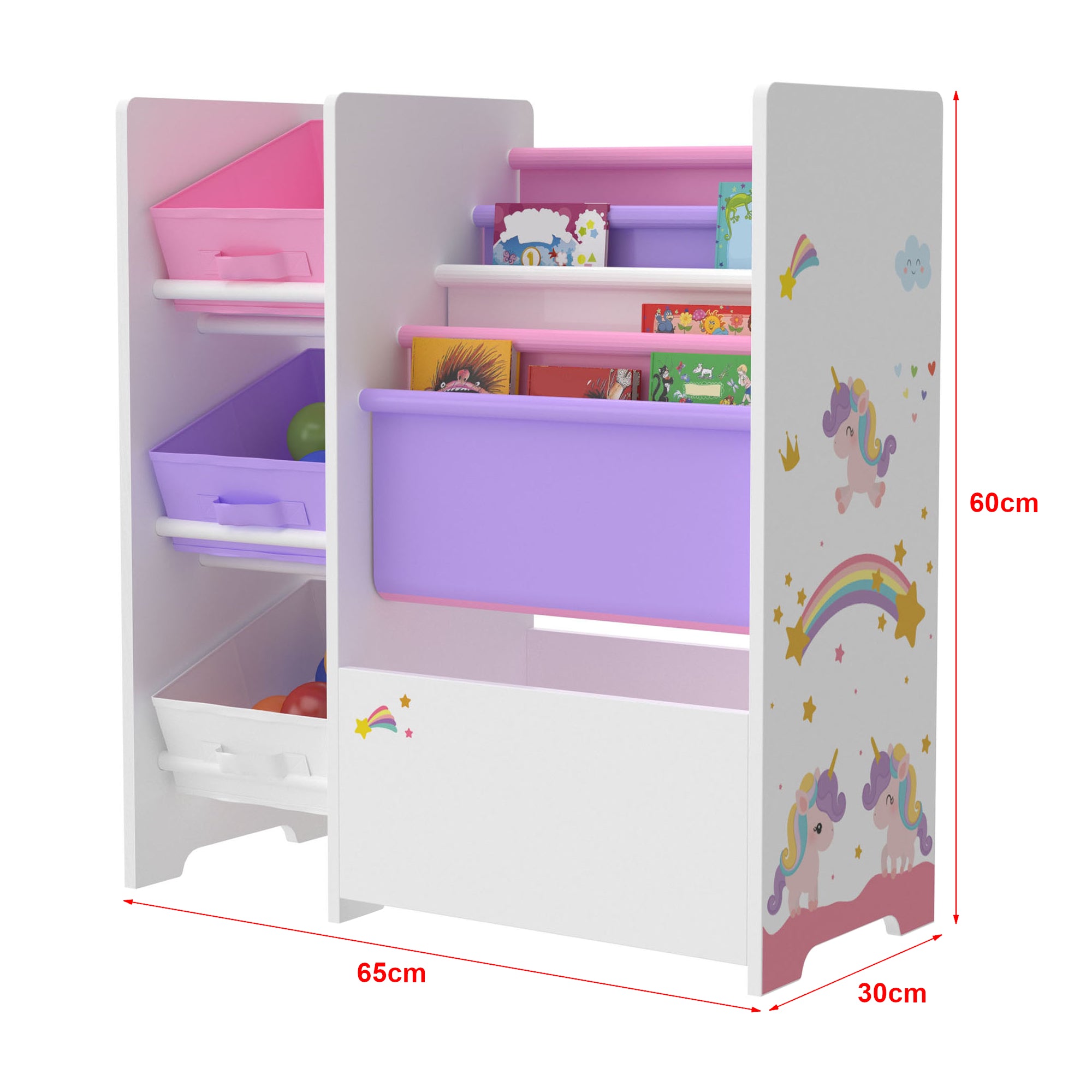 Dripex Organiseur de Jouets pour Enfants, Étagère de Rangement