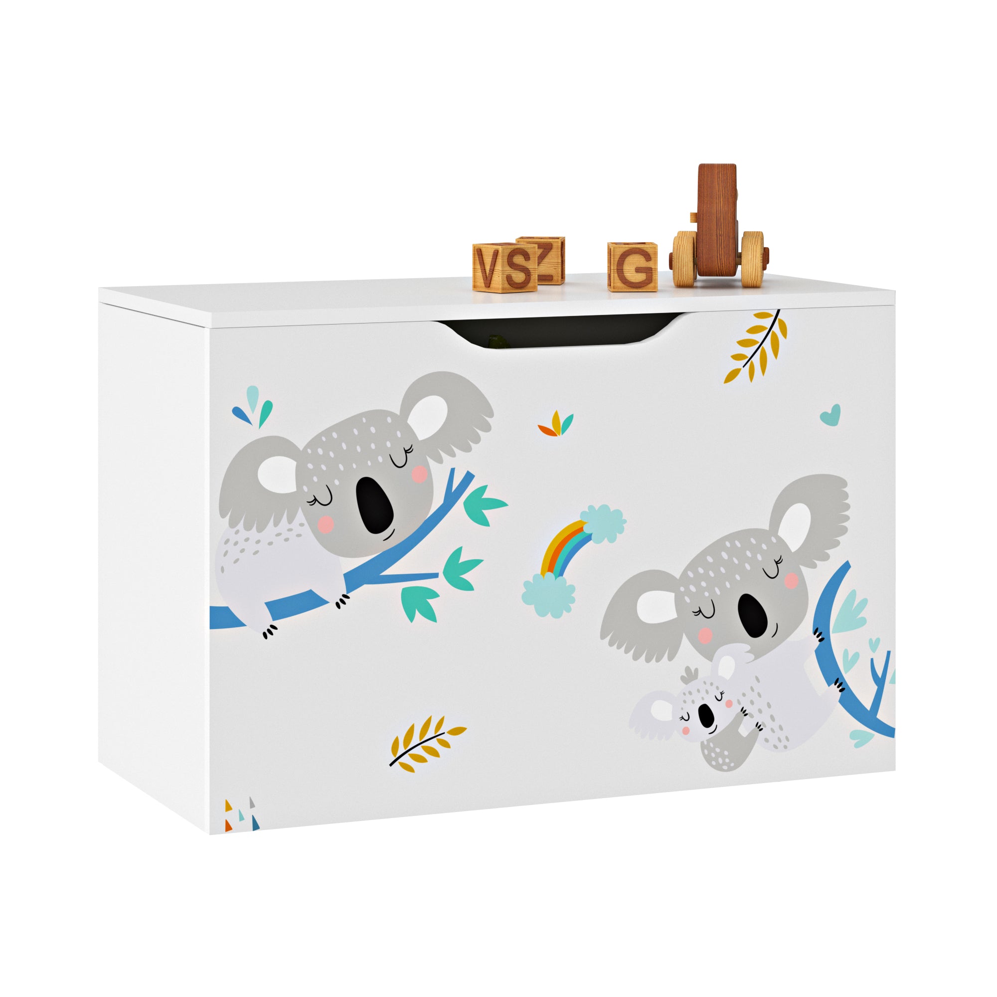 Meuble rangement enfant Koala + 9 bacs –