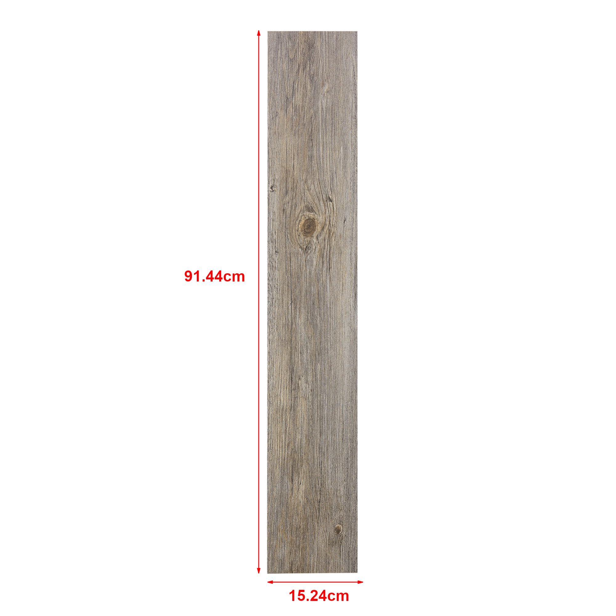 Revêtement de sol adhésif PVC vinyle 28 pièces 3,92 m² rustic chêne rustique